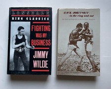 3 boxing books jack Johnson jimmy Wilde Freddie mills Lonsdale ring classics