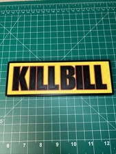 3D Printed Kill Bill Movie Sign Logo Display Fan Art