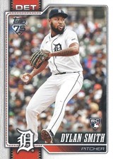 DYLAN SMITH 2026 TOPPS ROOKIE CARD #13 TIGERS. rookie card picture