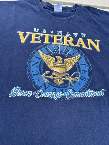 Herren U.S. Navy Veteran Tshirt Gildan XL - Bild 2 von 9