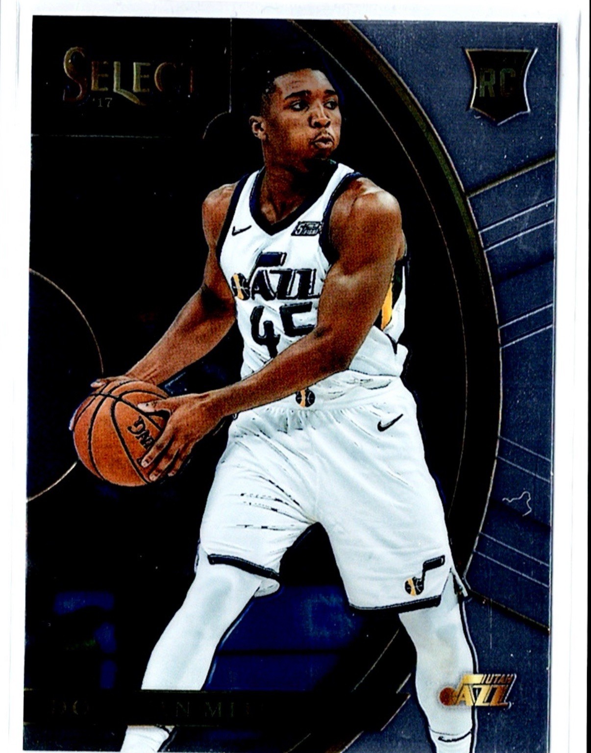 2017 Panini Select Donovan Mitchell RC Utah Jazz no. 11 Cleveland Cavaliers