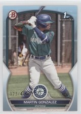 2023 Bowman Prospects Sky Blue 375/499 Martin Gonzalez #BP-28 ff8