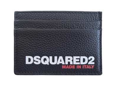 DSQUARED2 unisex leather card holder CCM0015 25103888 2124 black