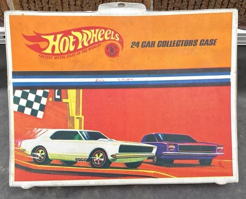 Vintage 1960s Hot Wheels 24 Car Case Only Redline Era