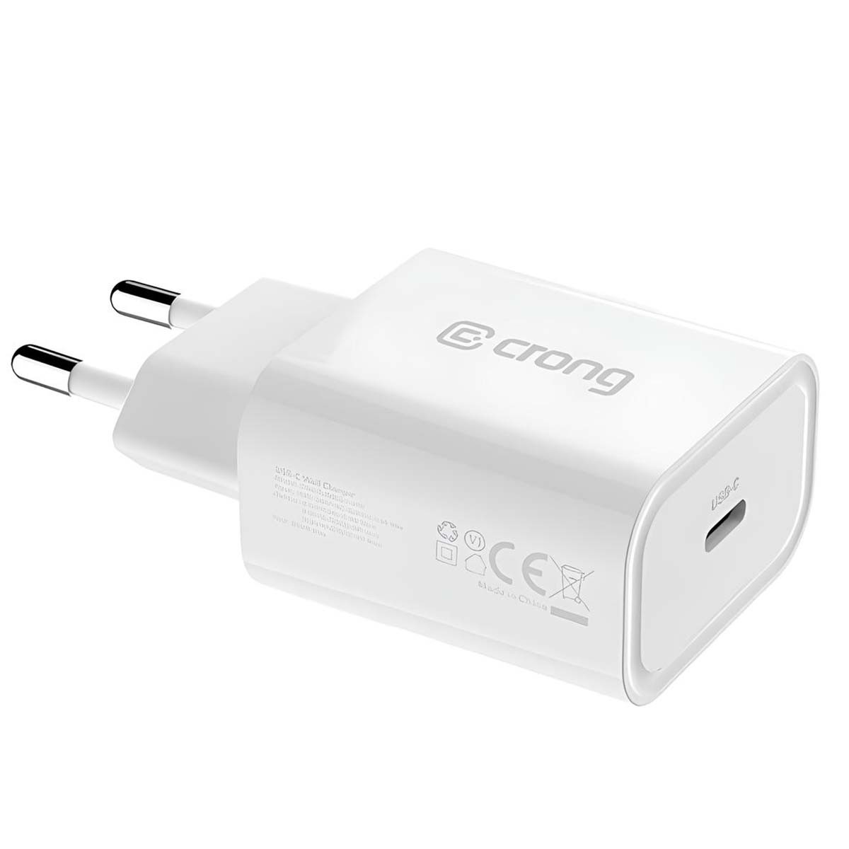 Chargeur rapide USB-C 20W Power Delivery Crong pour smartphone et tablette - 2
