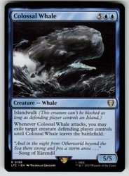 Colossal Whale 186/597 Rare Commander: The Lord of the Rings: Tales of Middle-earth