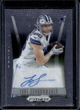 2024 Panini Prizm Deca Luke Schoonmaker Signatures Auto #S-LSR Cowboys