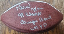RARE Autographed Peter Warrick 1999 2000 Sugar Bowl MVP Football Tristar READ