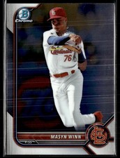 2022 Bowman Draft #BDC-170 Masyn Winn Chrome Baseball Card 2903F