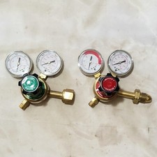 Harris Cutwelder Regulator Set 101-100C Oxygen 101-15C Acetylene Welding Torch