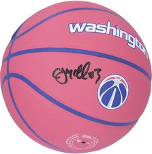 CJ McCollum Wizards Signed Wilson 2022-23 City Edition Collector's Basketball