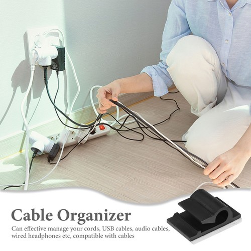 50 Pcs Linecard Klemmen Kabelclips Selbstklebende Kabelmanagement-Clips - Afbeelding 12 van 12