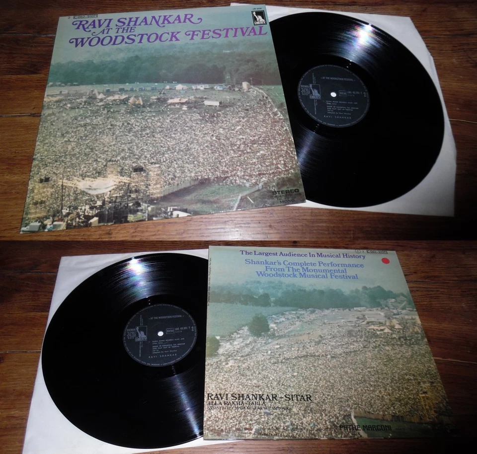 Ravi Shankar – At The Woodstock Festival LP ORG French Liberty 70' India Folk - Photo 1/1