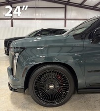 22 Flow Forged Rims 4 Fit Cadillac Escalade Esv Premium Floater Caps 4 Lot