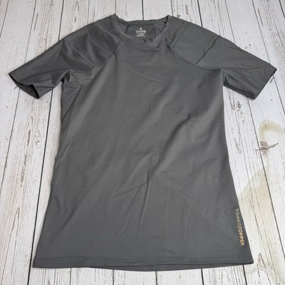 Tommie Copper Compression Shirt Mens Large 0873MR Shoulder Support Black Tee