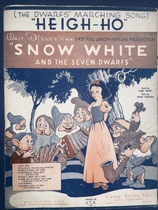 Snow White & The Seven Dwarfs Sheet Music "Some Day My Prince Will Come"