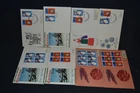 GB first day covers 1966 Christmas x 8 all on different cover types etc