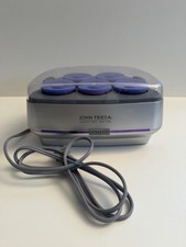 John Frieda Smooth Waves Body Shine 5 Jumbo Velvet Hot Rollers JFHS5R NO CLIPS