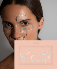 Crystal Cascade Face Jewels by Crystal Costume Accessories Face Gems Jewels All