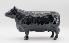 Beswick Black Aberdeen Angus Cow - vintage model 1563 with some damages