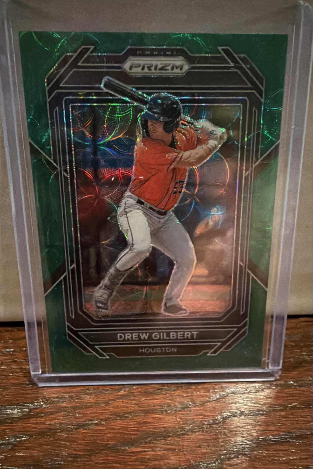 2023 Panini Prizm - Drew Gilbert #65 Green Scope Prizm /75 (RC)