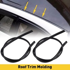 Black Roof Trim Molding Kit 2pcs Replacement Fit For Toyota Corolla 2009-2013