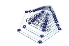 Pentagon Quilting Templates - Set of 8 Non-Slip Acrylic Quilt Templates Ideal...