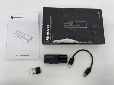 Fosi Audio DS1 Portable DAC Headphone Amplifier ES9038Q2M BRAND NEW