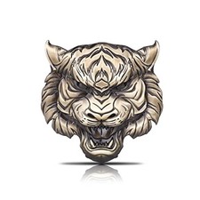 Tiger Face Metal car Emblem,Auto Emblem,3D Animal Decoration Metal car tiger