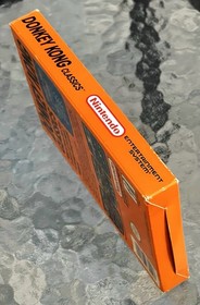 Donkey Kong Classics Box/Manual/Game-Nintendo NES 1988 Tested/Works *Authentic*