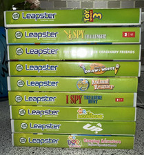 Leap Frog Leap TV Leapster Lot Of 9 Games Dora, UP, Backyardigans, Toy Story 