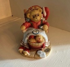 Cherished Teddies 352713 Santa "A Little Holiday R R " by Enesco Bear