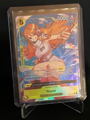 One Piece Card Game Nami OP08-106 (Alt Art) ENGLISH