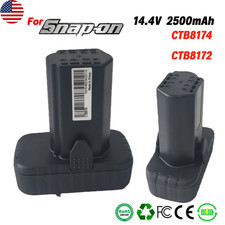 For Snap on Battery CTB8174 CTB8172 14.4V 2500mAh CTC722 CT861DB CTR861DB Li-ion