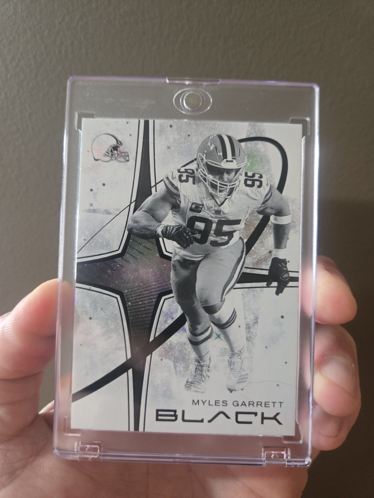 2025 Panini Black Myles Garrett White Night Case Hit #14