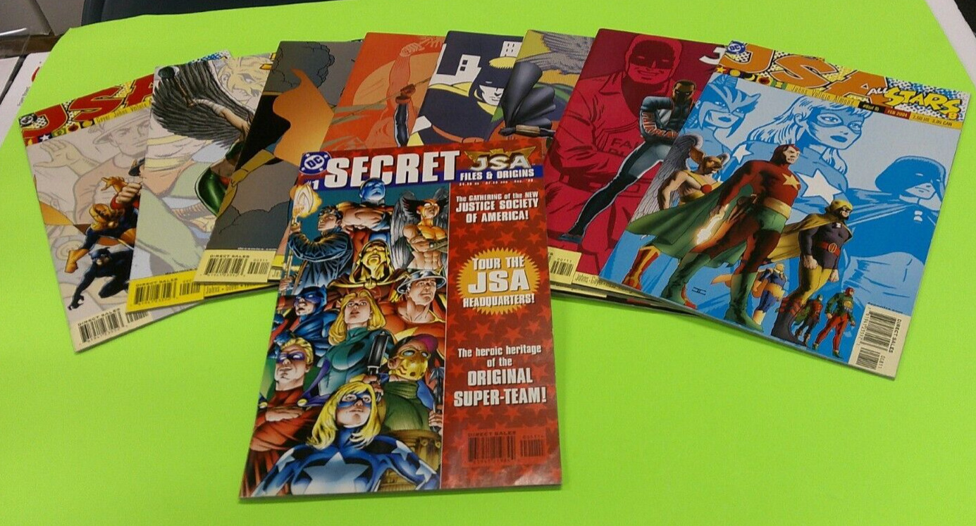 JSA All Stars #1-8 Full Set + Secret Files DC Comics 2003 Key Issue #4 Stargirl