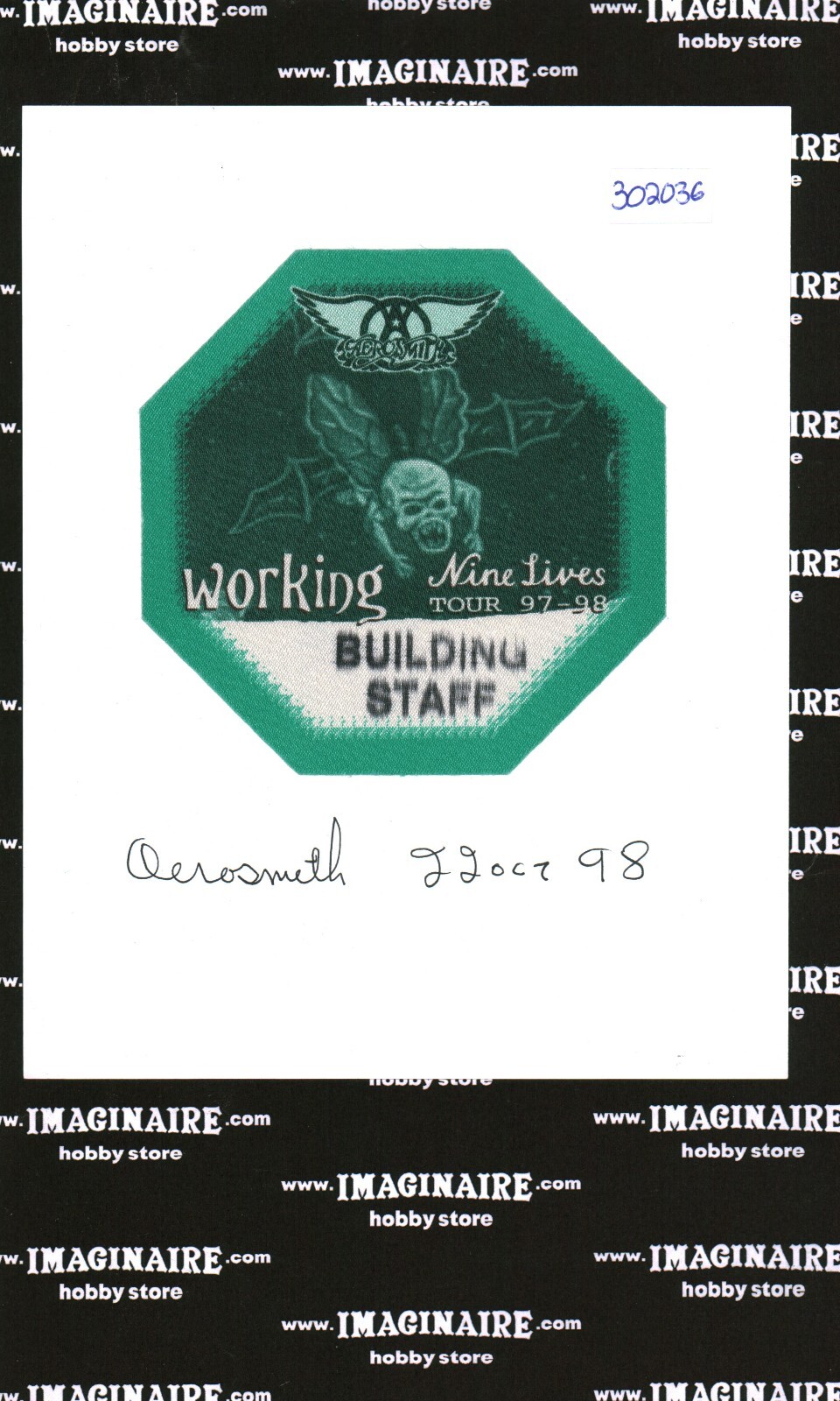 Lot of 2 Colisée de QC Backstage Passes '98 Aerosmith & '96 Lollapalooza 302036