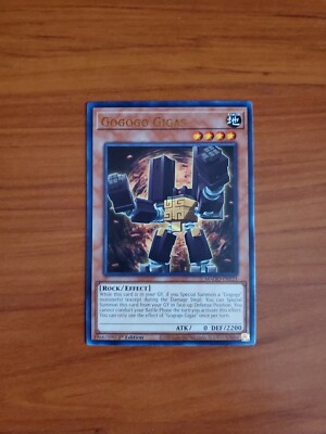 Gogogo Gigas - Yugioh Maximum Gold Rare 1st Ed. - MAGO-EN121 - NM/MINT