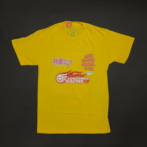 T-shirt DS Good Smile Racing x logo ASSC gialla ASSC FW21 Giappone CPFM - Foto 5 di 7