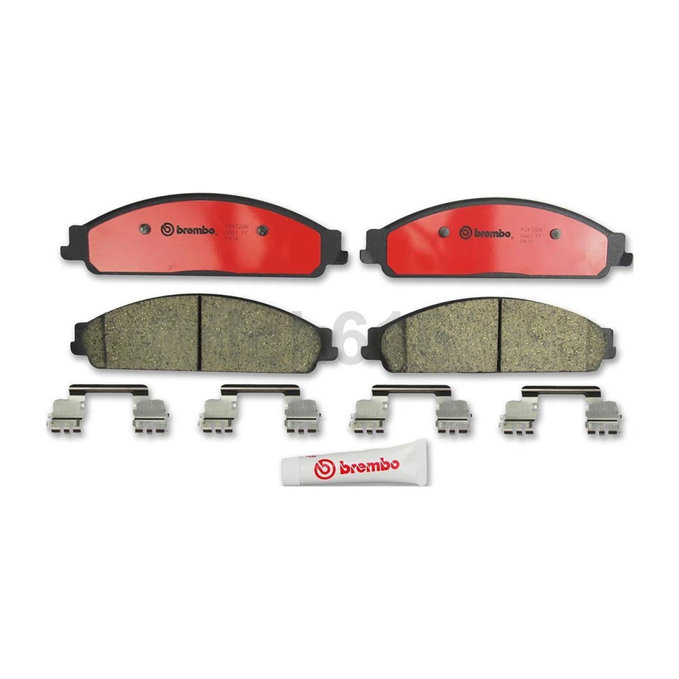 Juego de pastillas de freno Brembo de cerámica delanteras traseras 2X para Ford Five Hundred 2005-2007 Foto 4 de 4