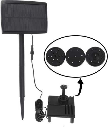 1.5W Solar Powered Water Pond Filter Pump Home Garden Submersible Fish Tank Foun - Picture 11 of 12