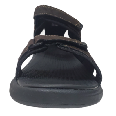 NUNN BUSH Mens Rio Vista Three Strap Sandals Brown COLOR  display picture 1