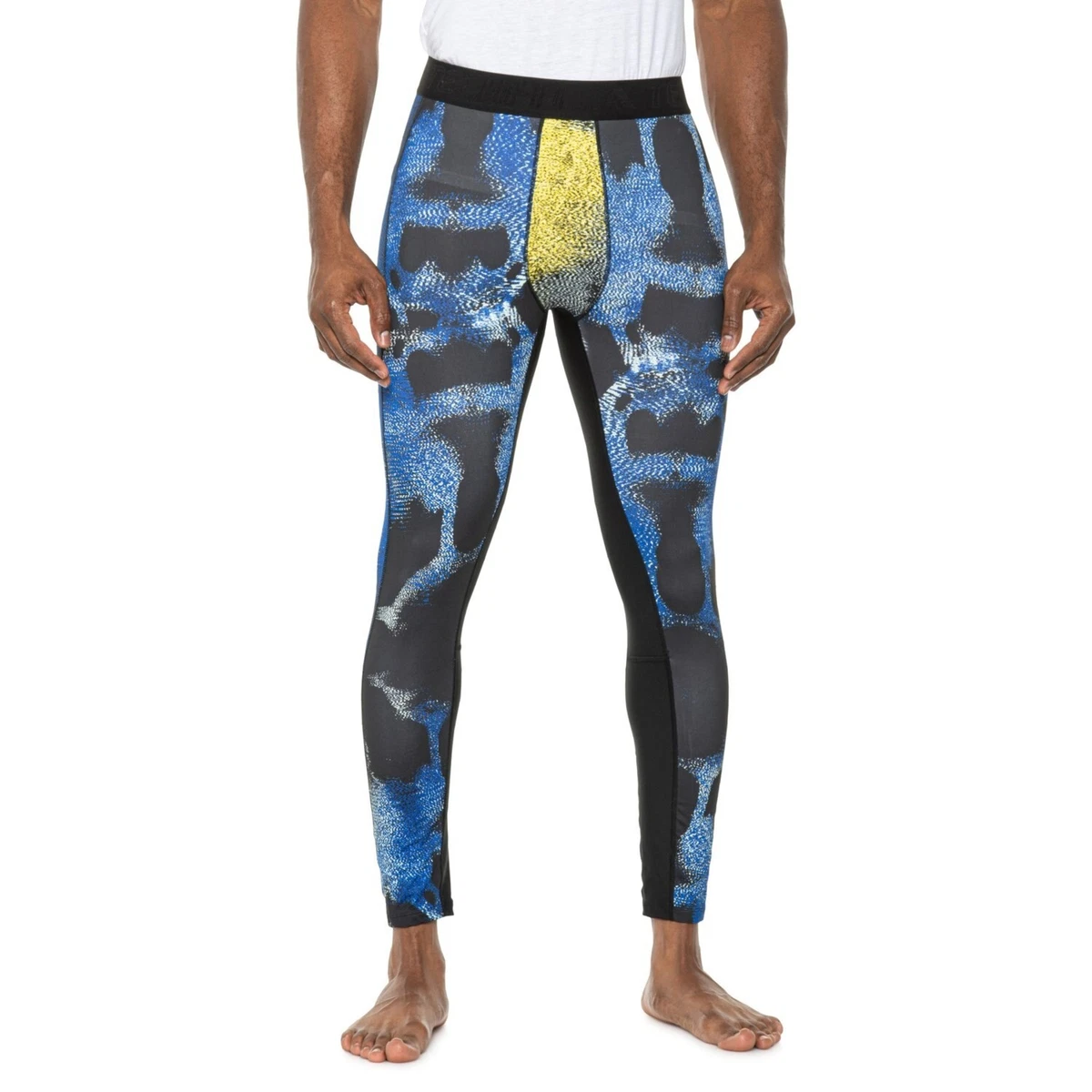 ADIDAS Techfit Hi L Printed Long Compression Tights Men s Training L Multi NWT