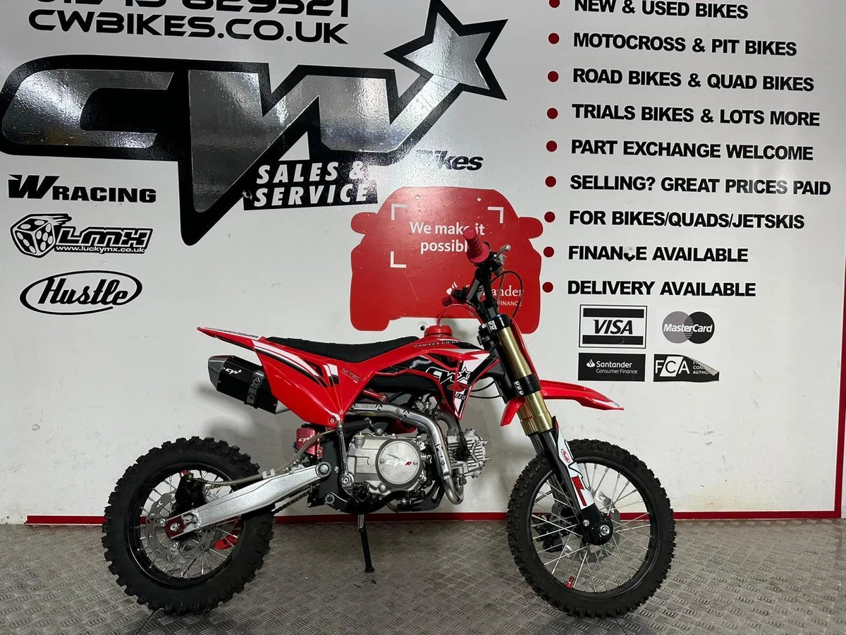 CW S 125 125CC NEW 2022 MODEL RACING PIT BIKE MINIBIKES CW STOMP