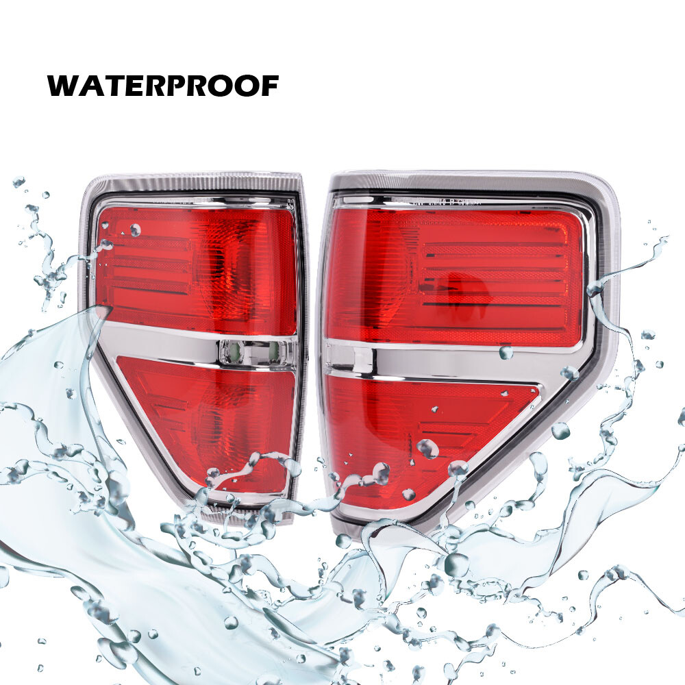 2009 Thru 2014 Ford F-150 F150 SVT Raptor Black Tail Lights Lamps Set For Sale O - Foto 6