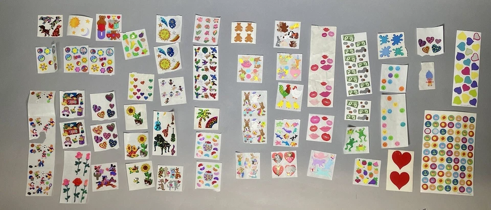 Lote de pegatinas vintage años 80 90 SANDYLION, SMILEMAKERS, LISA FRANK SCRATCH&SNIFF Foto 4 de 4