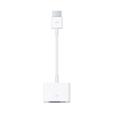 Genuine Apple HDMI to DVI Video Adapter Cable for Mac mini-MacBook Pro MGVU2ZM/A