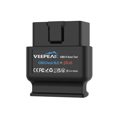 OBDCheck BLE+ Bluetooth OBD II EOBD Diagnosegerät Adapter Stecker Auto Diagno...