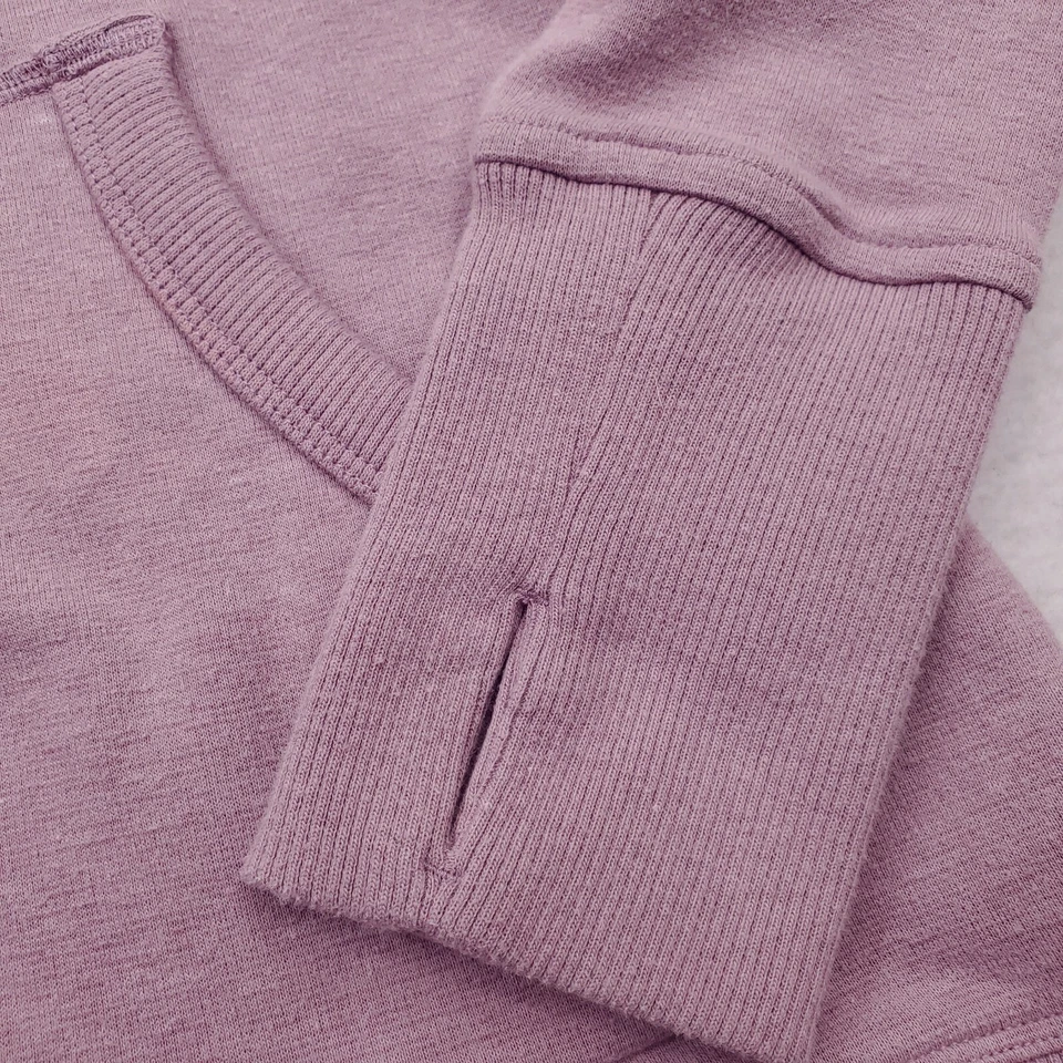 Mountain Hardwear Hoodie Womens Medium Purple Pullover Thumbhole Tunic Sweater - Image 3 of 4