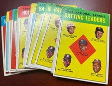 You Pick 1963 Topps Baseball 104-305 VgEx+ Unless Noted Condition BOX1A